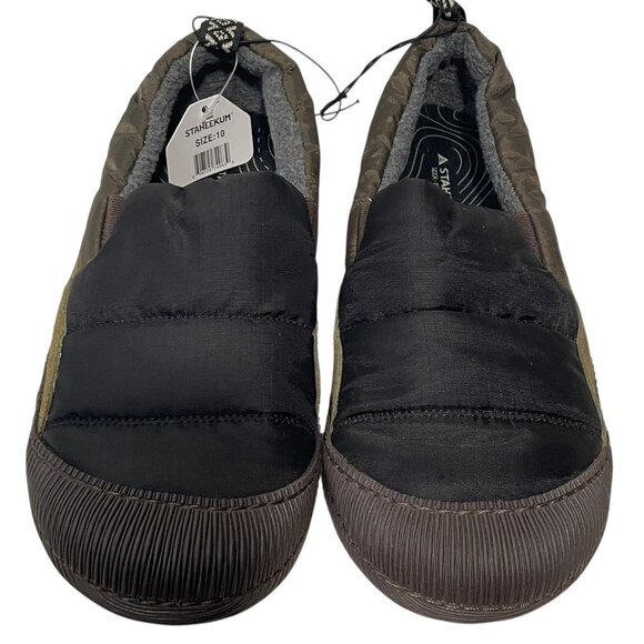 Staheekum Men's Puff Slip On Shoes Black Sz 10 Nylon Suede Water Repellent NEW - Picture 5 of 10